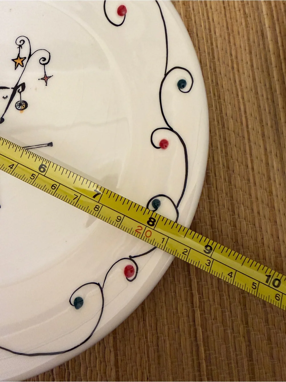 Sakura Vintage Holiday Reindeer Set Of 4 Plates Salad Dessert Hand Painted 8.5”